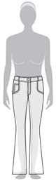 best jeans for inverted triangle body shape
