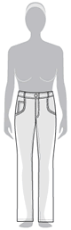 jeans inverted triangle