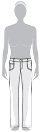 best jeans for inverted triangle body shape