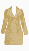 Burberry A line coat
