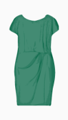 Moschino Cheap and Chic Drop Waist Dress