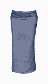 Bassike Dropped Waist Skirt