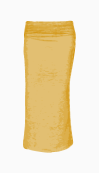 Bassike Dropped Waist Skirt