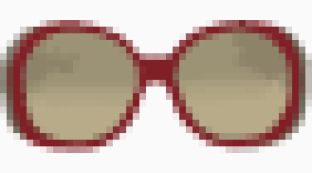 Victoria Beckham over sized sunglasses