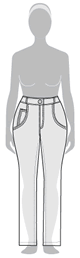 high waisted jeans pear shape