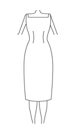 Sheath Line Dress