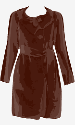 Black-brown Max Mara Belted Coat