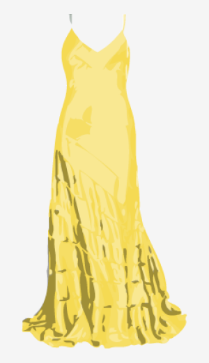 Lemon-yellow Roberto Cavalli A Line Dress