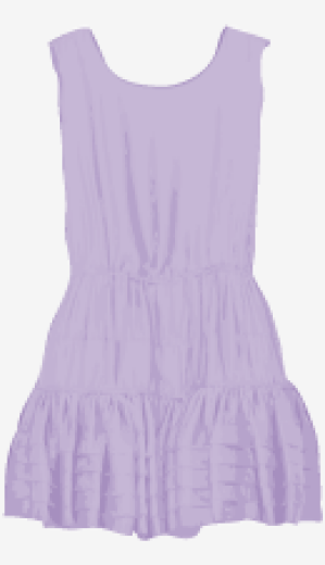 Old-lavender Rochas A Line Dress