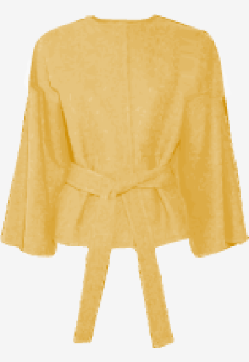 Mustard Chloe Belted Jacket