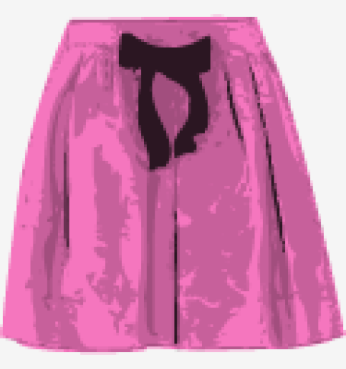 Pink See By Chloe A Line Skirt