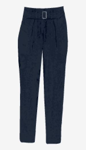 Charcoal-blue Burberry Peg Trousers