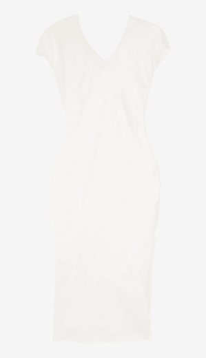 Soft-white Narciso Rodriguez Fitted Dress