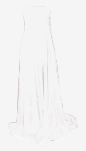 Soft-white Matthew Williamson Empire Dress