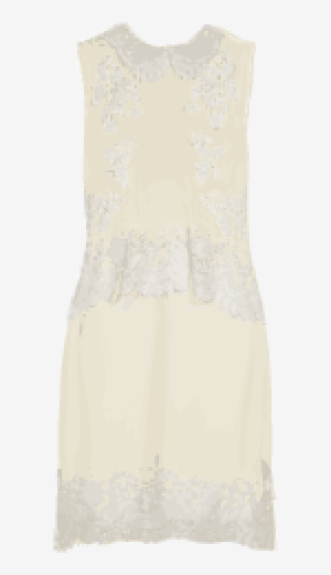 Soft-white Erdem Fitted Dress