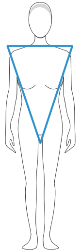Inverted Triangle Body Shape Style Advice - Joy of Clothes