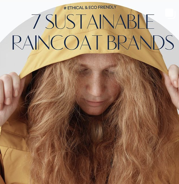 7 SUSTAINABLE RAINCOAT BRANDS